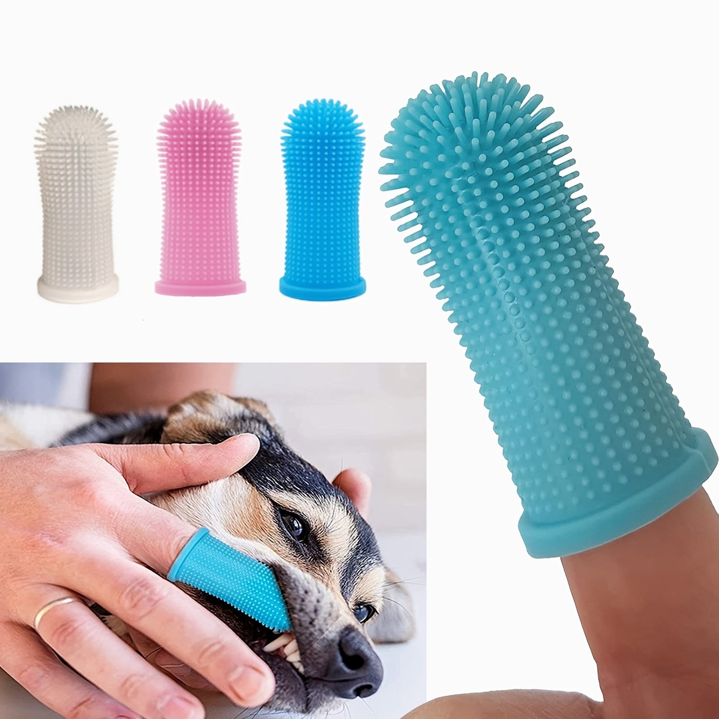 Soft Silicone Pet Toothbrush