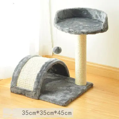 Cat Tree with Cozy Bed and Shelves for Cats