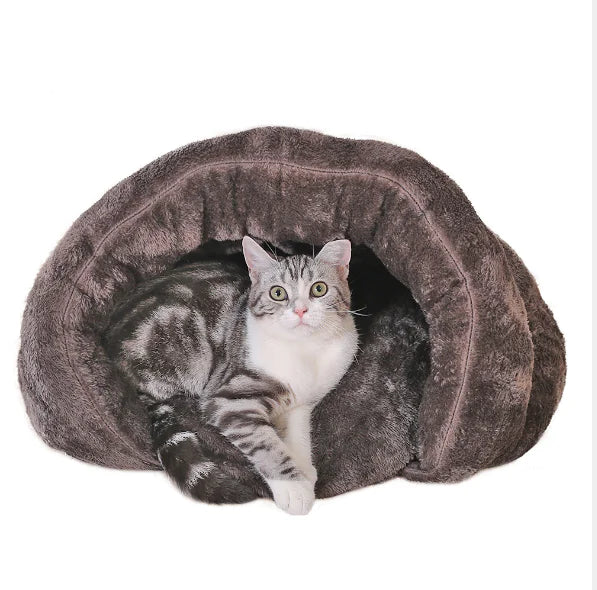 Fleece Pet Bed for Dogs and Cats, Washable & Cozy