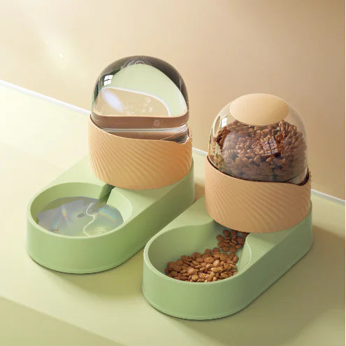 Pet Feeder & Water Dispenser Kit (2 Pieces)
