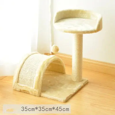 Cat Tree with Cozy Bed and Shelves for Cats