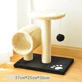 Cat Tree with Cozy Bed and Shelves for Cats
